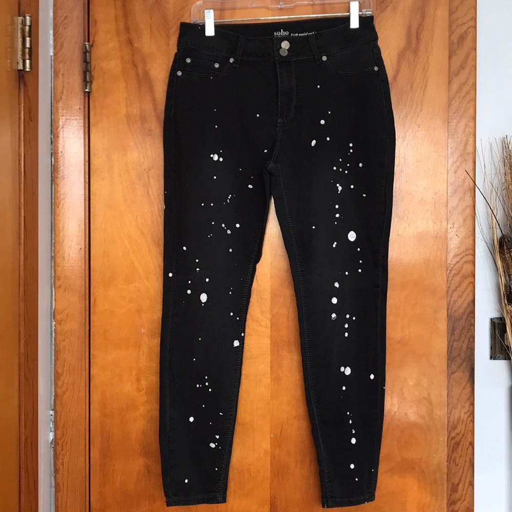 Denim leggings